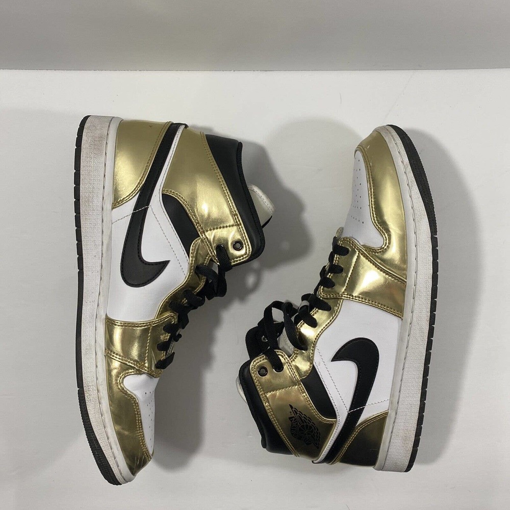 Size 10.5 - Jordan 1 Mid SE Metallic Gold 2020